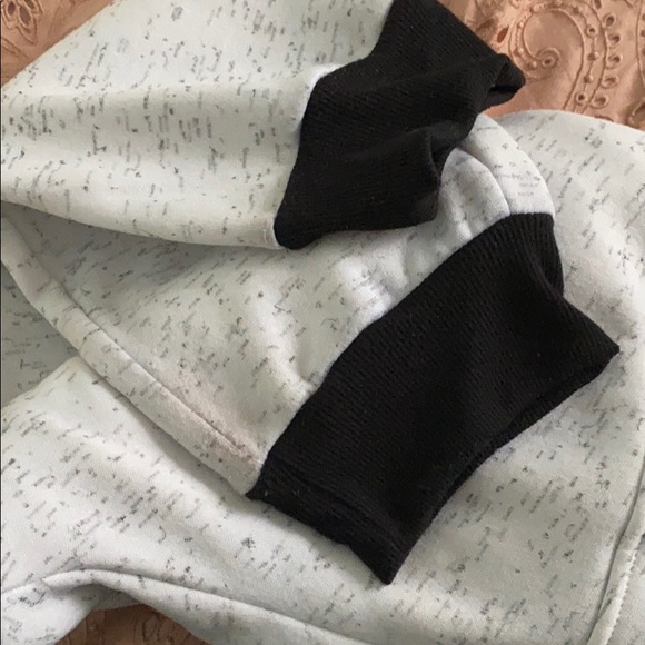 Black and white “cool” joggers. - Picture 3 of 3